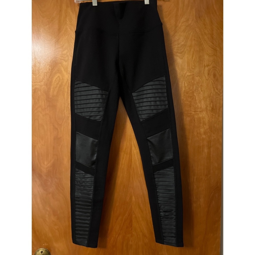 Alo Yoga Black Moto Leggings